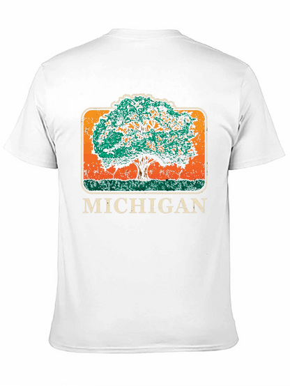 Michigan State Tree Graphic T-Shirt
