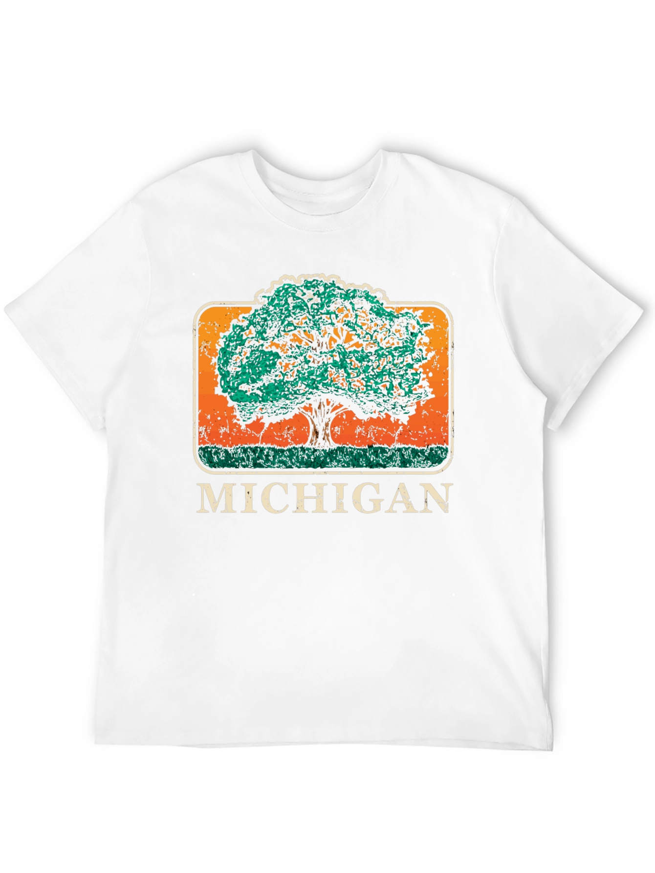 Michigan State Tree Graphic T-Shirt