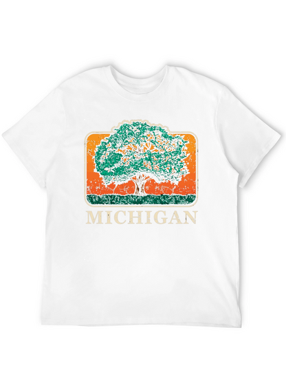 Michigan State Tree Graphic T-Shirt