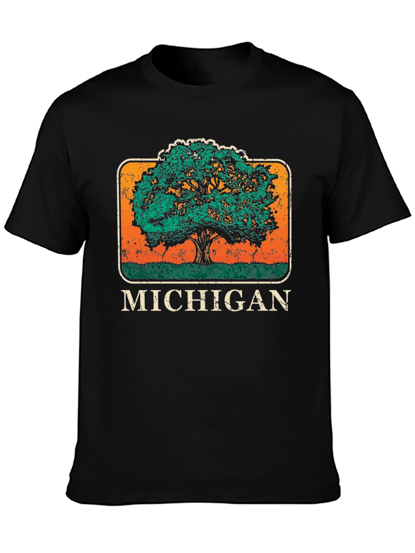 Michigan State Tree Graphic T-Shirt