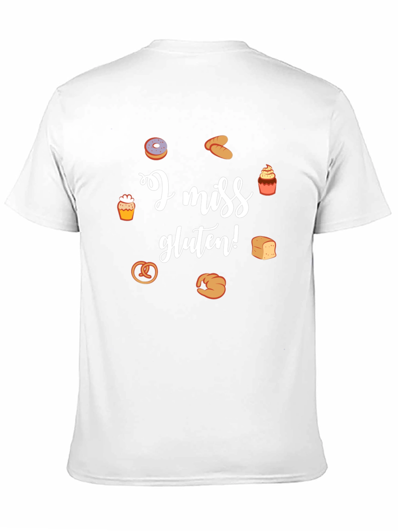 I Miss Gluten T-Shirt - Funny Foodie Tee