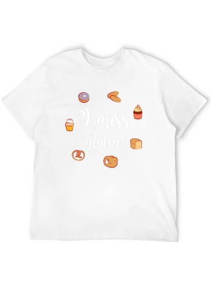 I Miss Gluten T-Shirt - Funny Foodie Tee