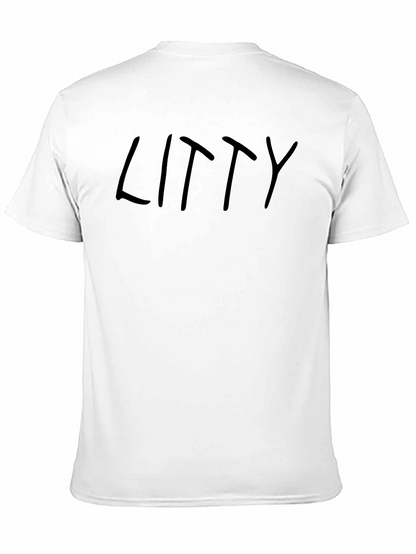 Litty Black T-Shirt - Casual Graphic Tee