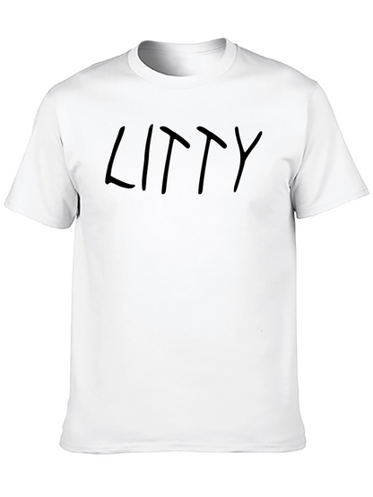 Litty Black T-Shirt - Casual Graphic Tee