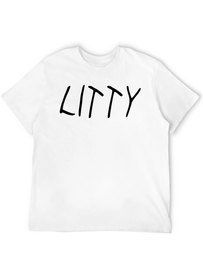 Litty Black T-Shirt - Casual Graphic Tee