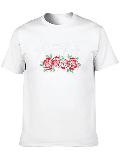 Author Rose Graphic Tee - Black