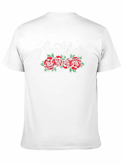 Author Rose Graphic Tee - Black