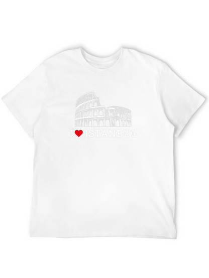 I Love Istanbul T-Shirt - Black Graphic Tee