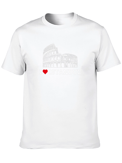 I Love Istanbul T-Shirt - Black Graphic Tee