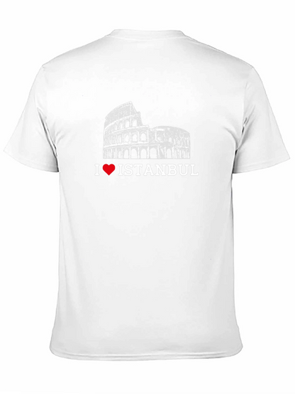 I Love Istanbul T-Shirt - Black Graphic Tee