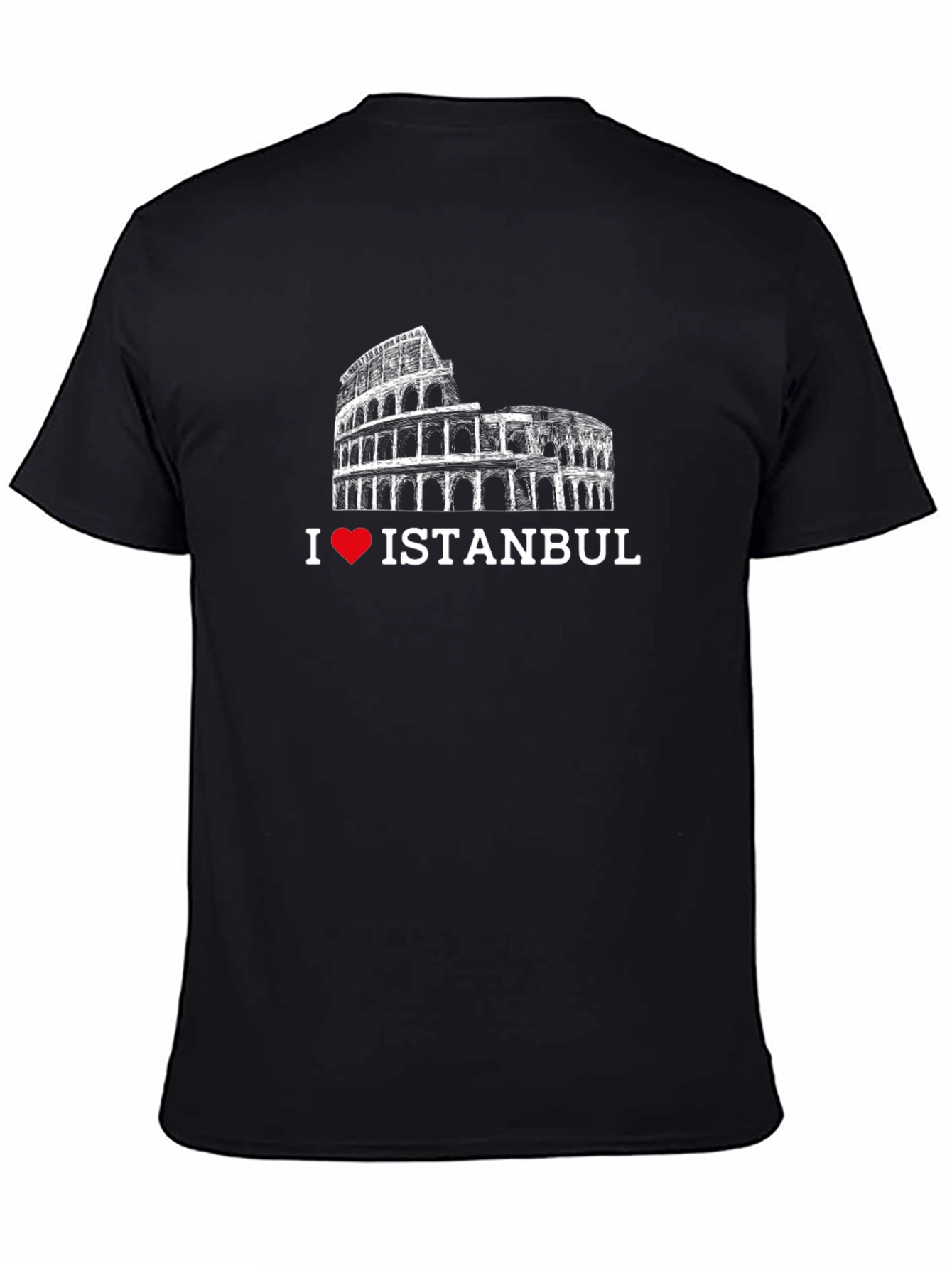 I Love Istanbul T-Shirt - Black Graphic Tee