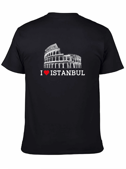 I Love Istanbul T-Shirt - Black Graphic Tee