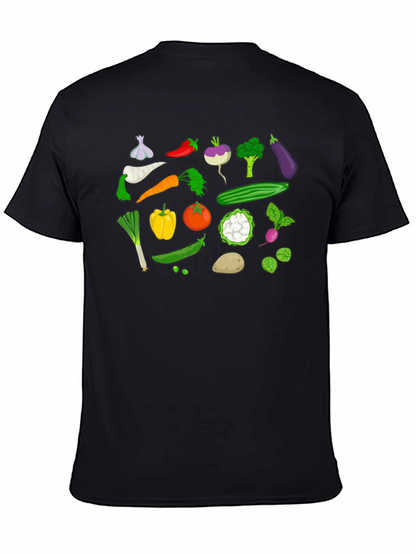 Vegetable Print Tee - Farm Fresh Fun