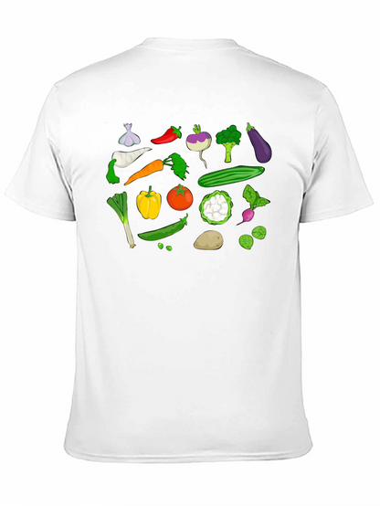 Vegetable Print Tee - Farm Fresh Fun