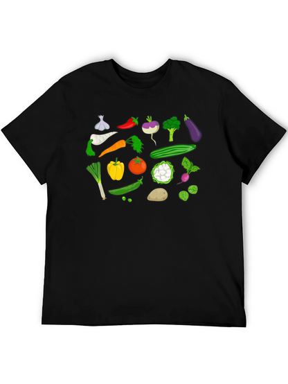 Vegetable Print Tee - Farm Fresh Fun