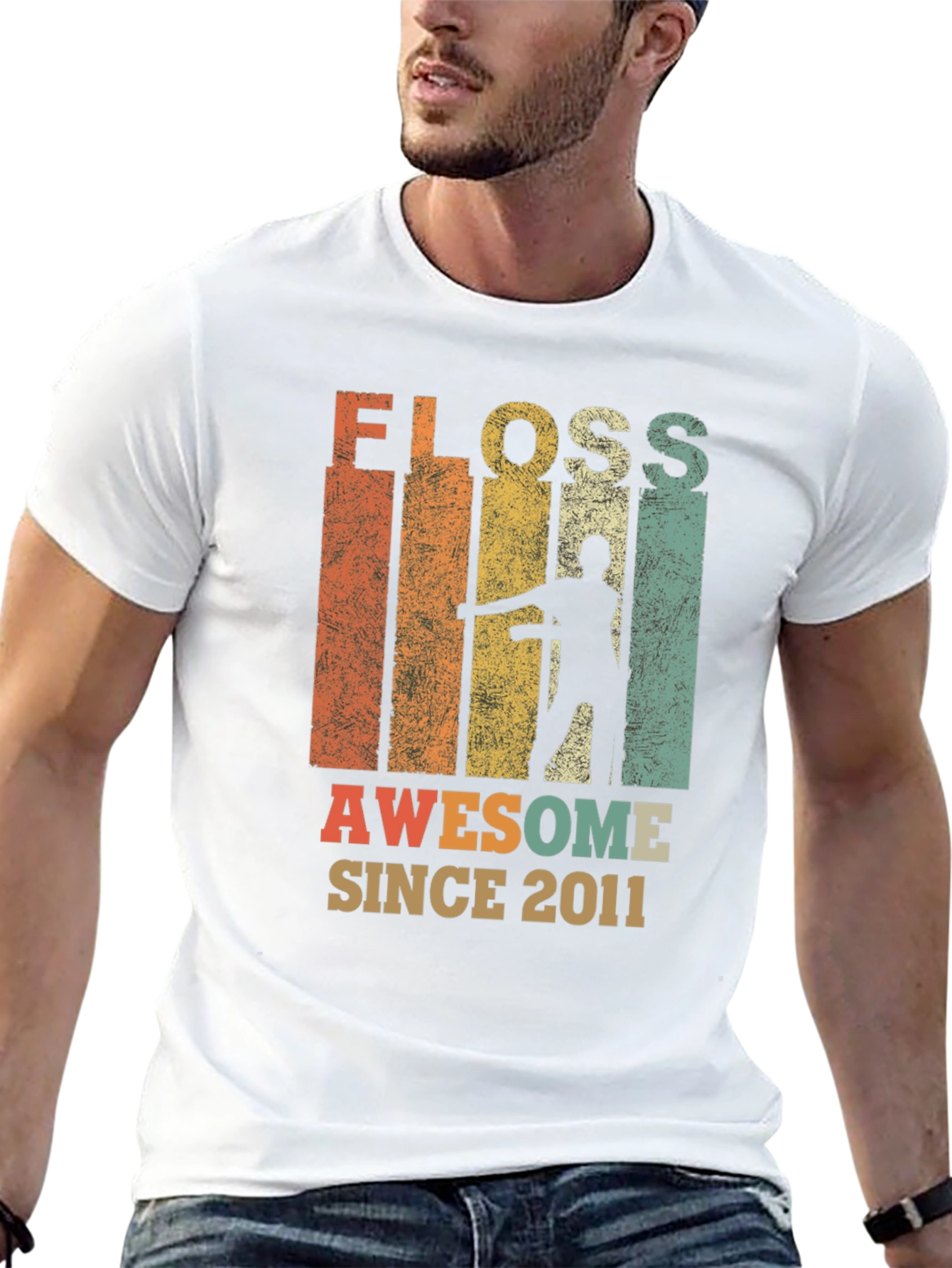Floss Awesome Since 2011 Retro T-Shirt