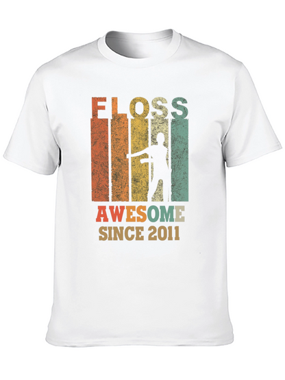 Floss Awesome Since 2011 Retro T-Shirt
