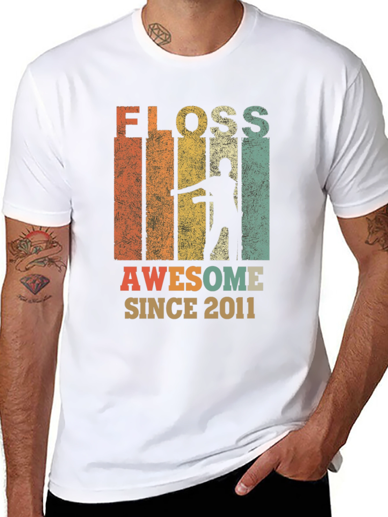 Floss Awesome Since 2011 Retro T-Shirt