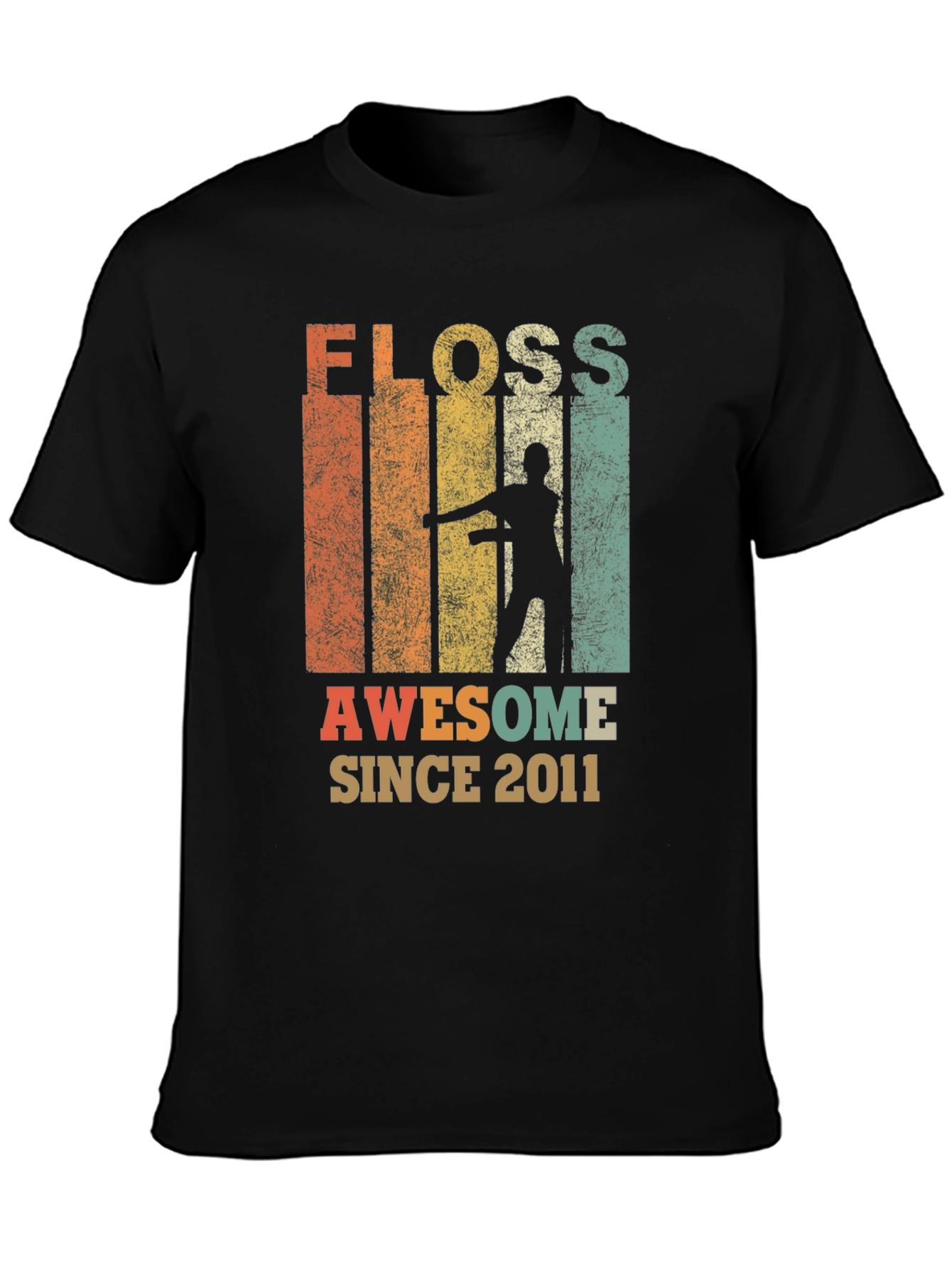 Floss Awesome Since 2011 Retro T-Shirt