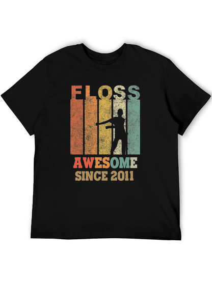 Floss Awesome Since 2011 Retro T-Shirt