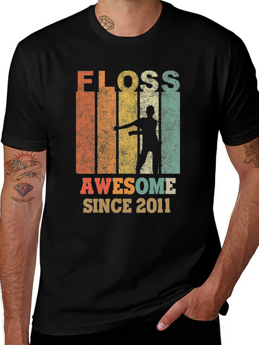 Floss Awesome Since 2011 Retro T-Shirt