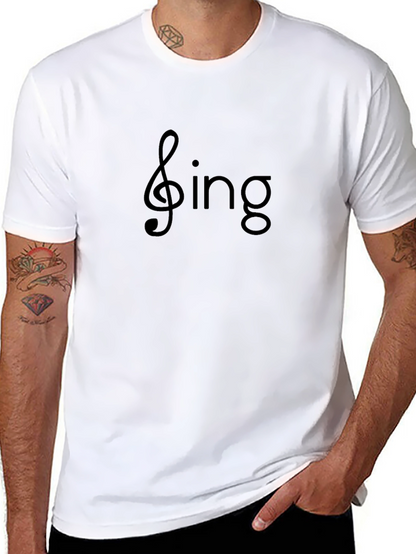 Sing T-Shirt - Musical Note Design