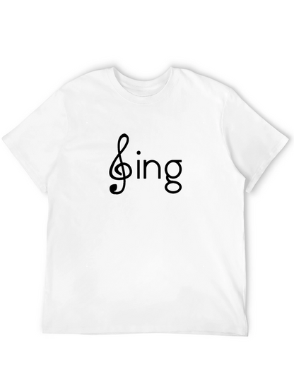 Sing T-Shirt - Musical Note Design