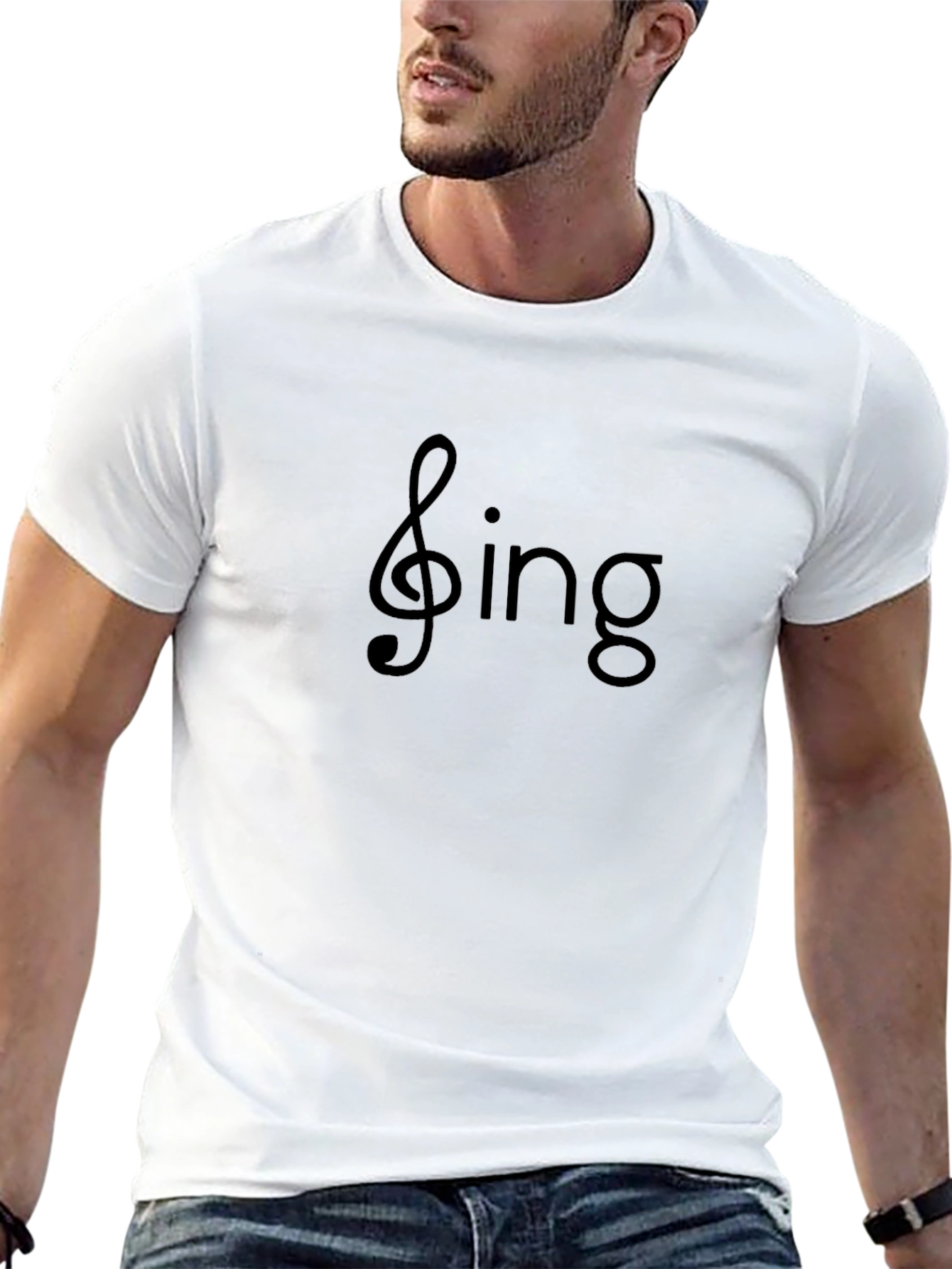 Sing T-Shirt - Musical Note Design