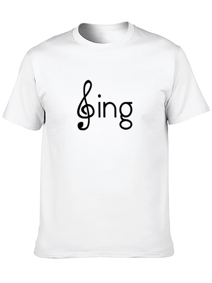 Sing T-Shirt - Musical Note Design