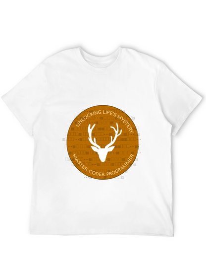 Master Coder Deer Graphic T-Shirt