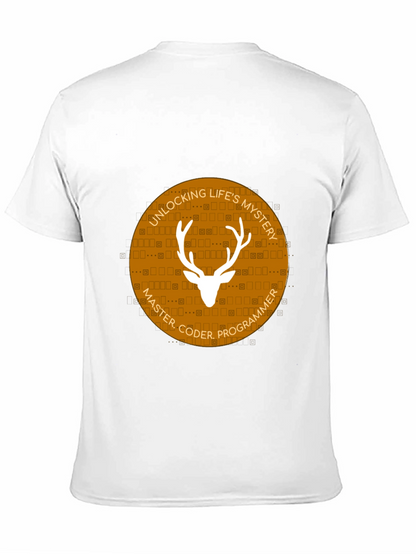 Master Coder Deer Graphic T-Shirt
