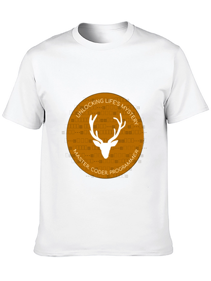 Master Coder Deer Graphic T-Shirt