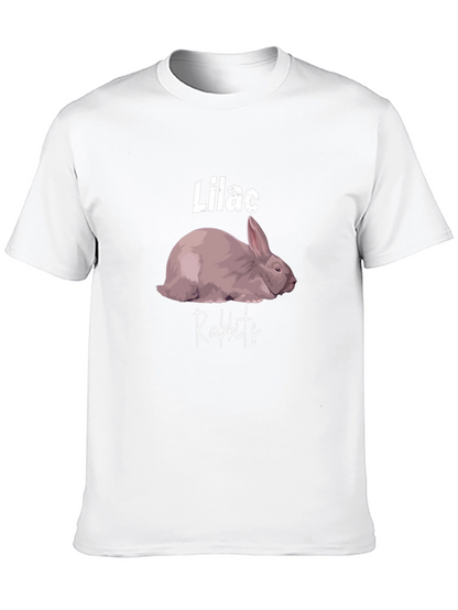 Lilac Rabbit T-Shirt - Cute Animal Tee