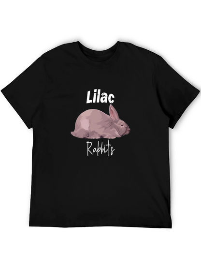Lilac Rabbit T-Shirt - Cute Animal Tee