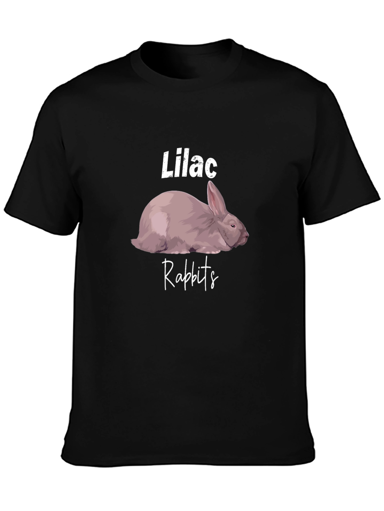 Lilac Rabbit T-Shirt - Cute Animal Tee