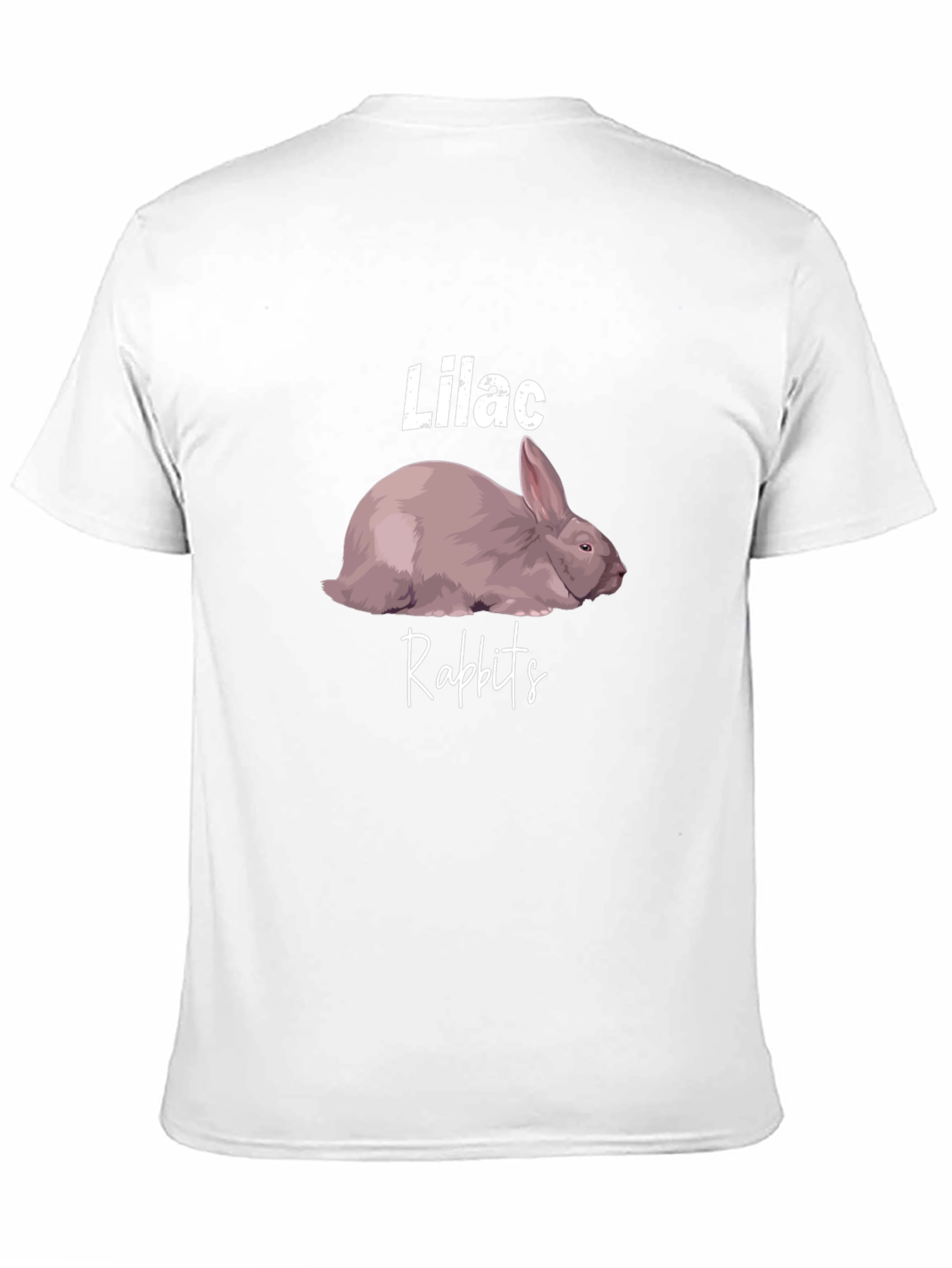 Lilac Rabbit T-Shirt - Cute Animal Tee