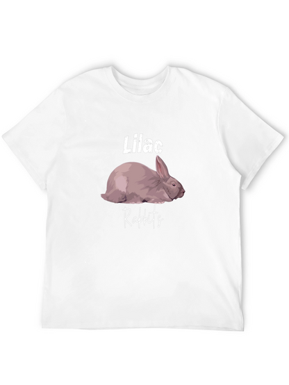 Lilac Rabbit T-Shirt - Cute Animal Tee