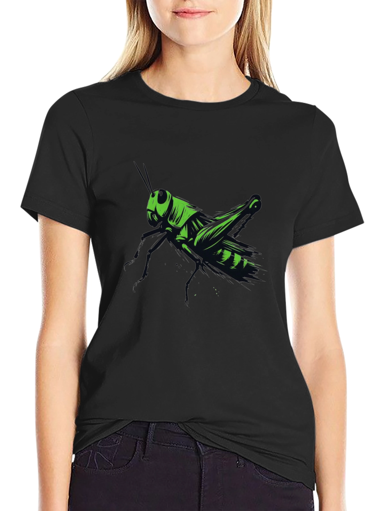 Grasshopper Graphic T-Shirt - Mens Black Tee