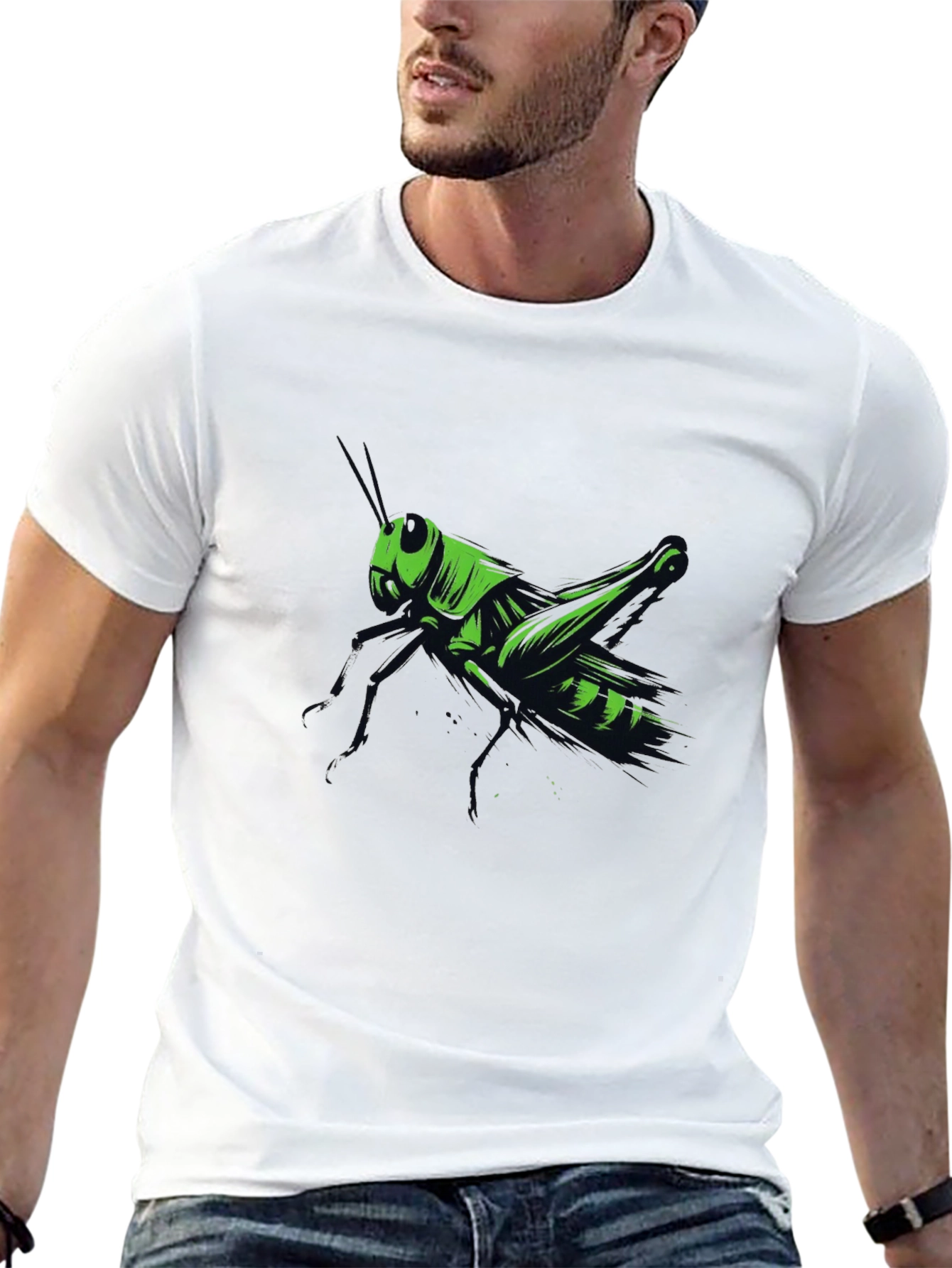 Grasshopper Graphic T-Shirt - Mens Black Tee