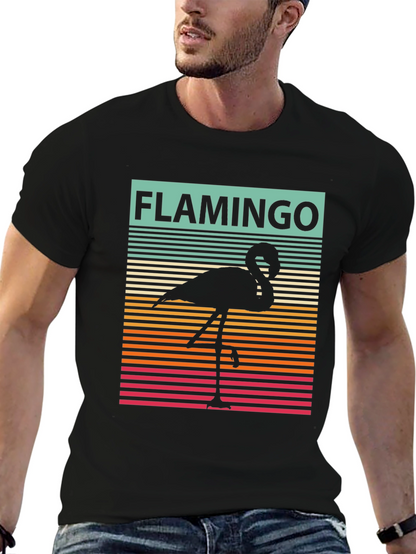 Retro Flamingo Graphic Tee
