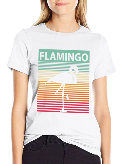 Retro Flamingo Graphic Tee