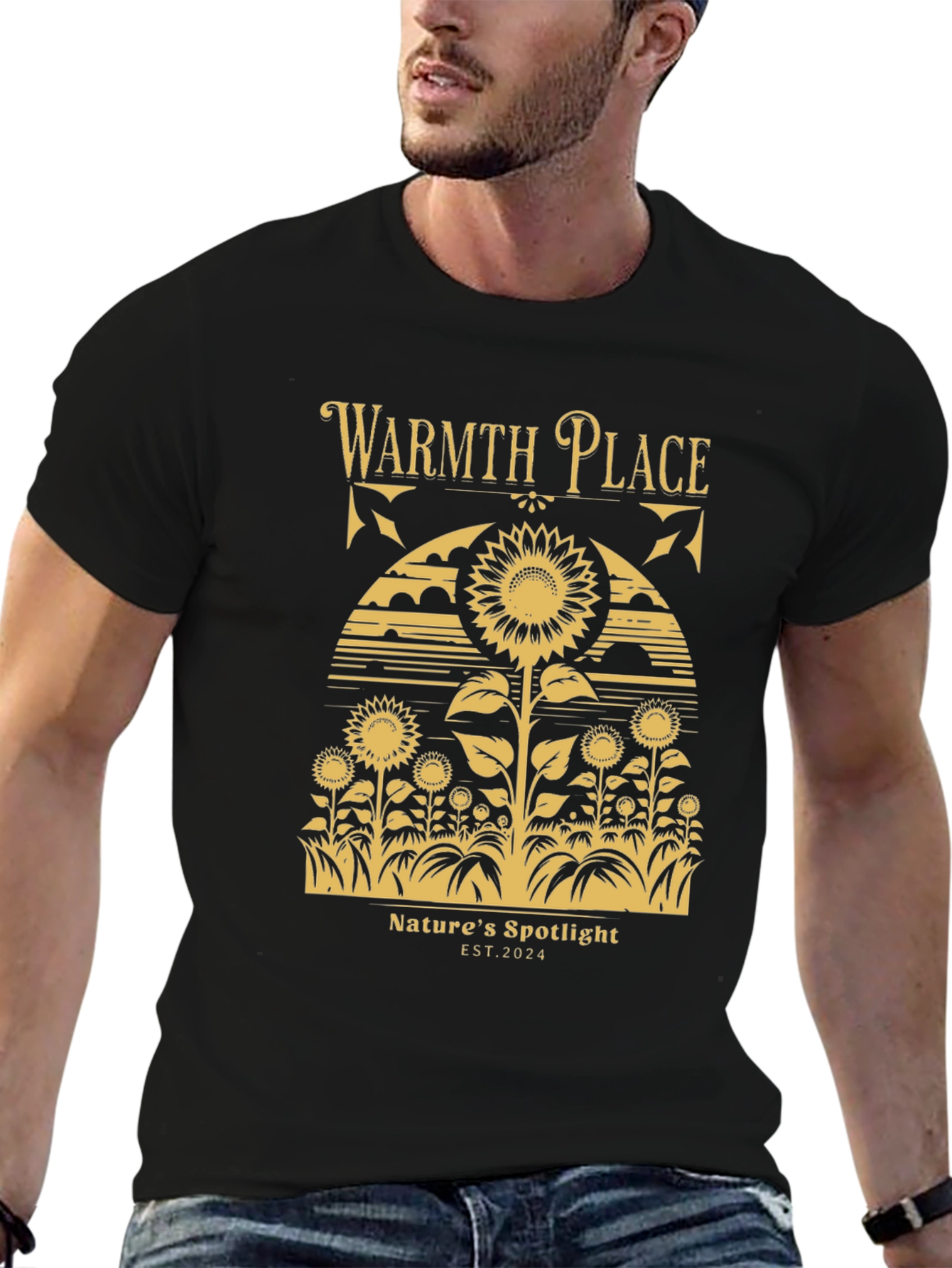Warmth Place Sunflower Graphic T-Shirt