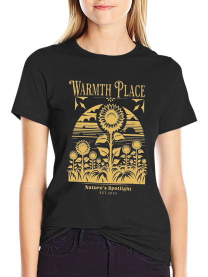 Warmth Place Sunflower Graphic T-Shirt
