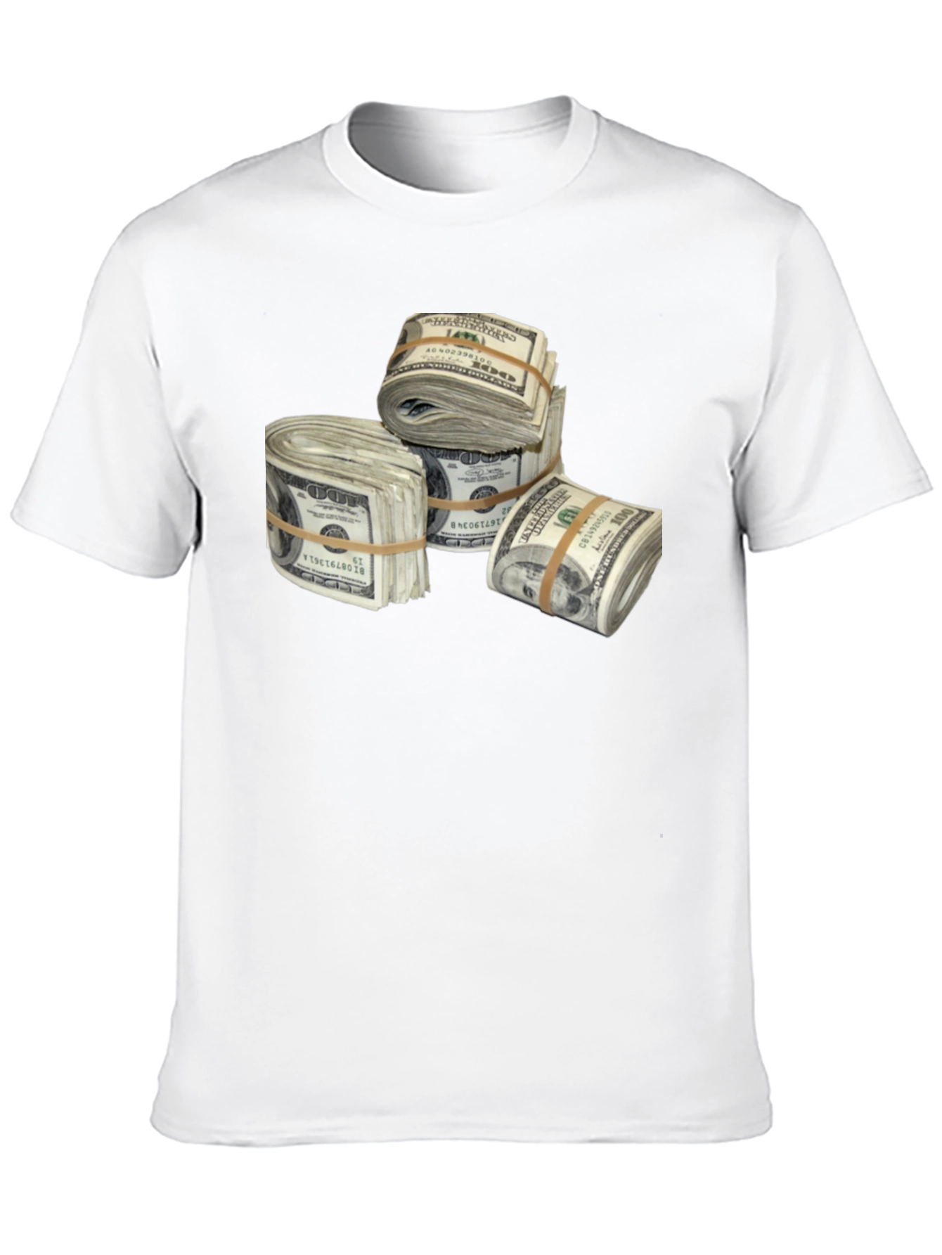 Money Stacks Graphic Tee - Black