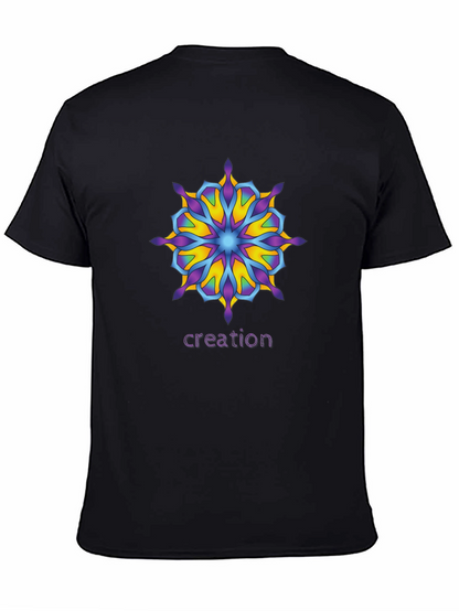 Creation Mandala T-Shirt - Unique Graphic Tee