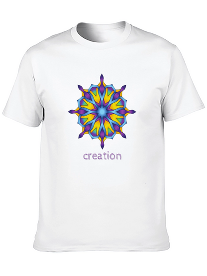 Creation Mandala T-Shirt - Unique Graphic Tee