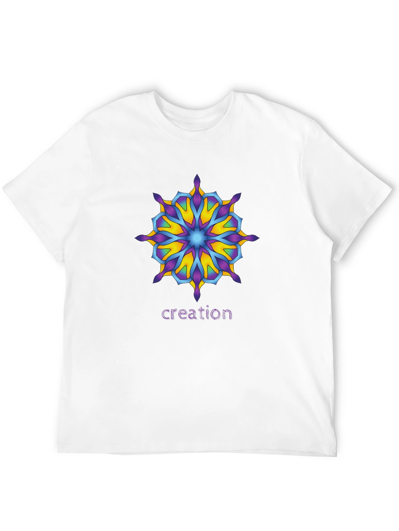 Creation Mandala T-Shirt - Unique Graphic Tee