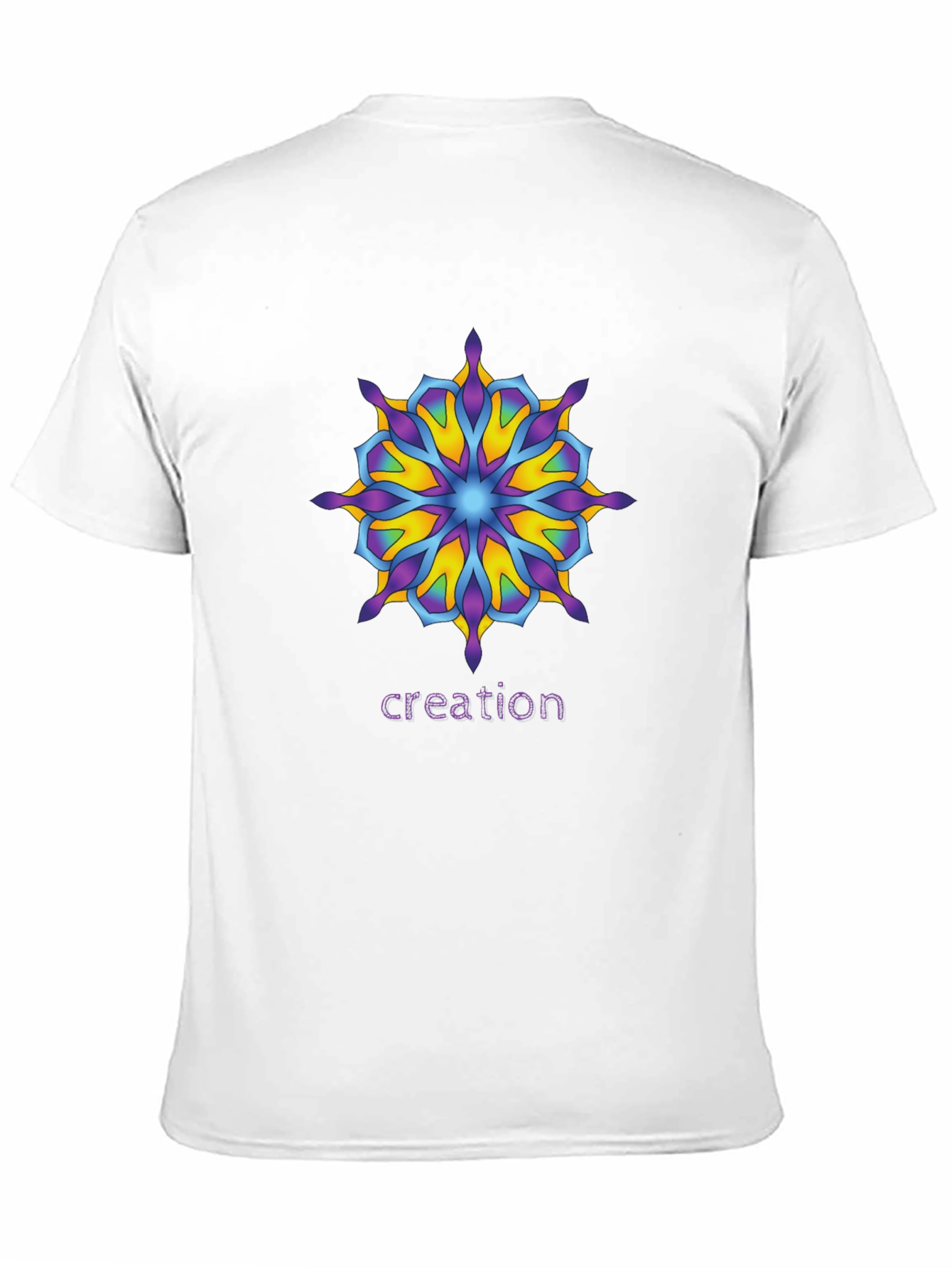 Creation Mandala T-Shirt - Unique Graphic Tee