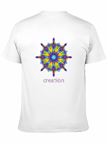 Creation Mandala T-Shirt - Unique Graphic Tee