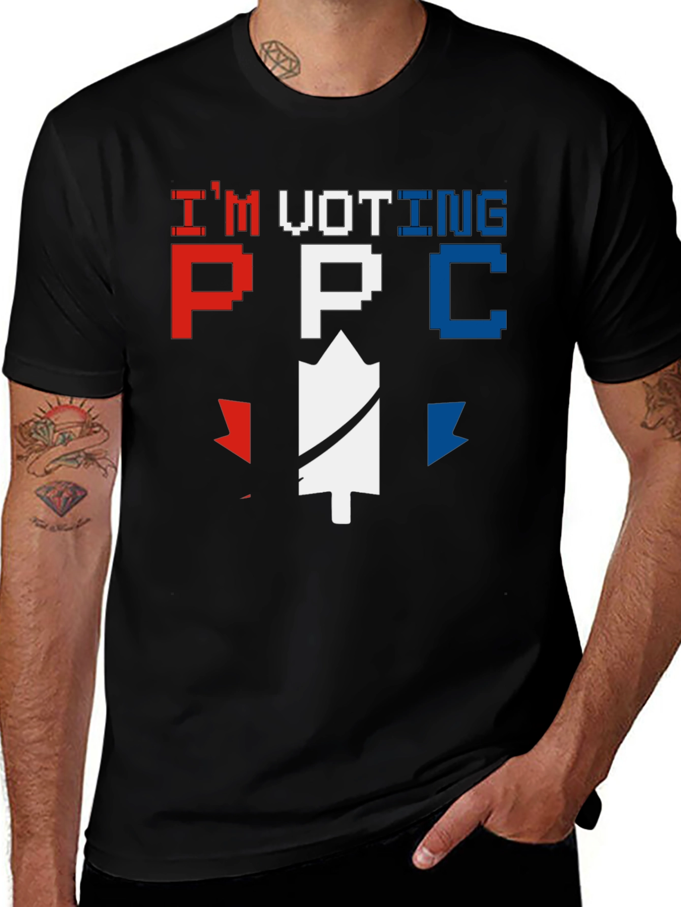 Im Voting PPC T-Shirt Canada Political Tee